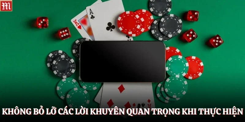 Tải App M88 3 Không bỏ lỡ các lời khuyên quan trọng khi thực hiện
